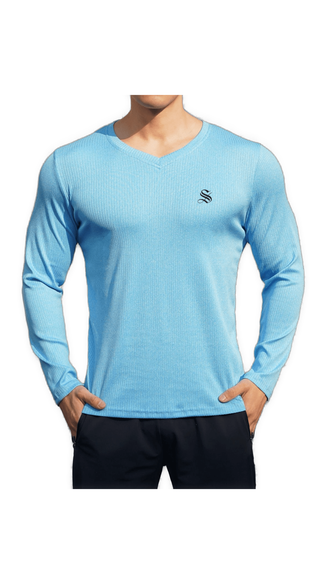 BlackList 44 - V - Neck T-Shirt for Men - Sarman Fashion - Wholesale Clothing Fashion Brand for Men from Canada