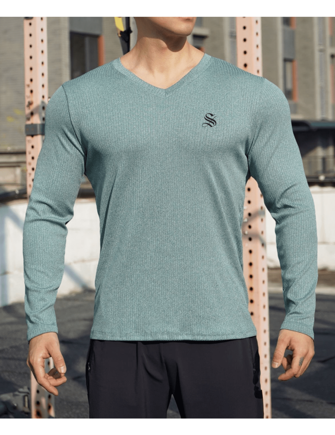 BlackList 44 - V - Neck T-Shirt for Men - Sarman Fashion - Wholesale Clothing Fashion Brand for Men from Canada