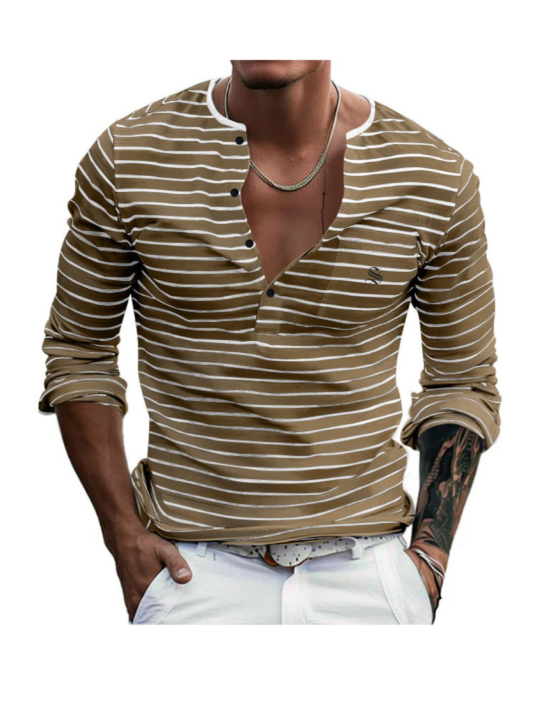 BlackList 97 - V - Neck T - Shirt for Men - Sarman Fashion - Wholesale Clothing Fashion Brand for Men from Canada