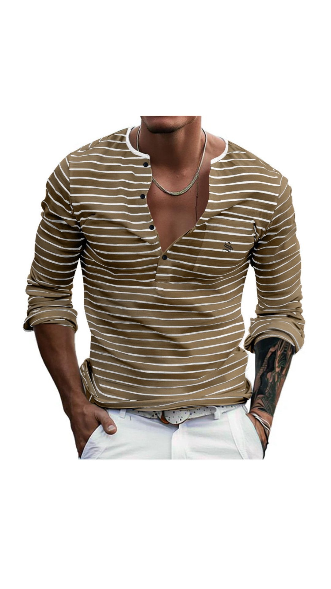BlackList 97 - V - Neck T - Shirt for Men - Sarman Fashion - Wholesale Clothing Fashion Brand for Men from Canada
