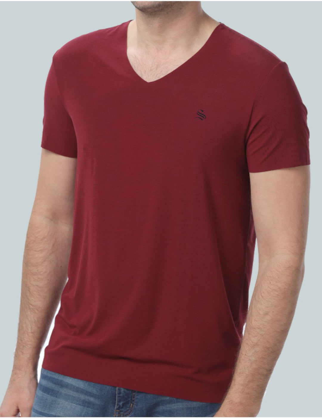 BlackList SS- V-Neck T-Shirt for Men - Sarman Fashion - Wholesale Clothing Fashion Brand for Men from Canada