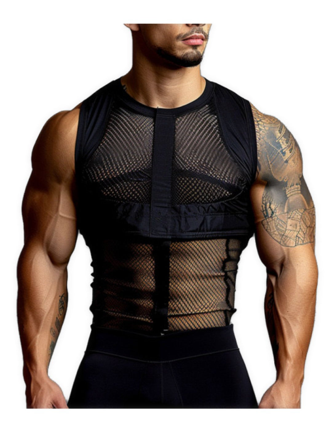 Sariel - Yellow Tank Top for Men