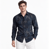 Blackour 2 - Black Shirt for Men - Sarman Fashion - Wholesale Clothing Fashion Brand for Men from Canada