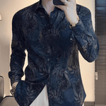 Blackour 2 - Black Shirt for Men - Sarman Fashion - Wholesale Clothing Fashion Brand for Men from Canada