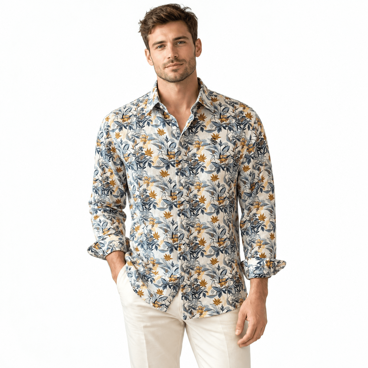 Blackour 3 - Black Shirt for Men - Sarman Fashion - Wholesale Clothing Fashion Brand for Men from Canada