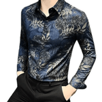 Blackour - Black Shirt for Men - Sarman Fashion - Wholesale Clothing Fashion Brand for Men from Canada