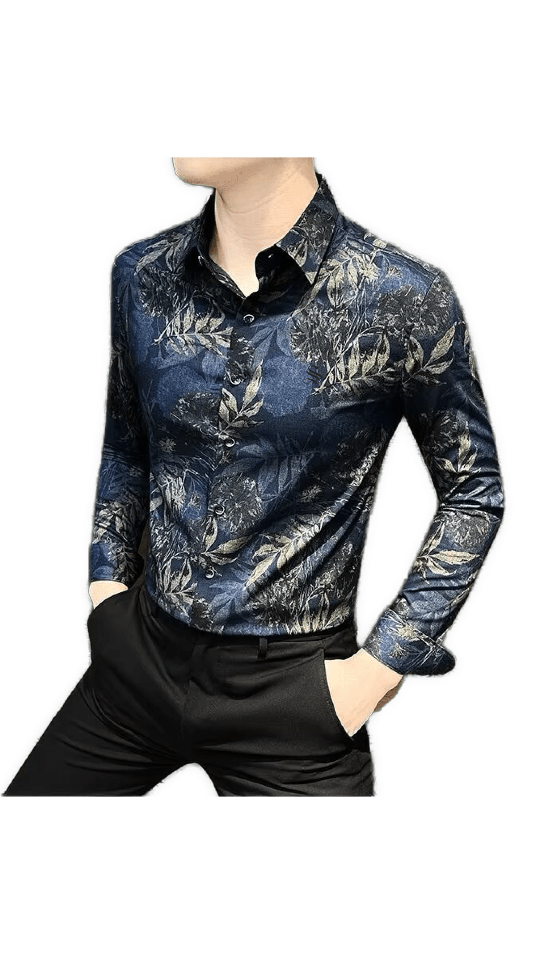Blackour - Black Shirt for Men - Sarman Fashion - Wholesale Clothing Fashion Brand for Men from Canada