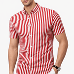 BLDU - Short Sleeves Shirt for Men - Sarman Fashion - Wholesale Clothing Fashion Brand for Men from Canada