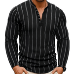 Blumio 121 - V - Neck Long Sleeve Shirt for Men - Sarman Fashion - Wholesale Clothing Fashion Brand for Men from Canada