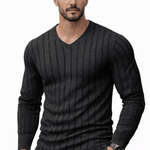 Blumio 22 - V - Neck Long Sleeve Shirt for Men - Sarman Fashion - Wholesale Clothing Fashion Brand for Men from Canada