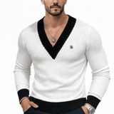 Blumio 23 - V - Neck Long Sleeve Shirt for Men - Sarman Fashion - Wholesale Clothing Fashion Brand for Men from Canada