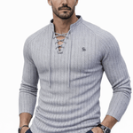 Blumio 24 - V - Neck Long Sleeve Shirt for Men - Sarman Fashion - Wholesale Clothing Fashion Brand for Men from Canada