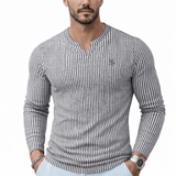 Blumio 24 - V - Neck Long Sleeve Shirt for Men - Sarman Fashion - Wholesale Clothing Fashion Brand for Men from Canada