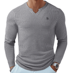 Blumio 24 - V - Neck Long Sleeve Shirt for Men - Sarman Fashion - Wholesale Clothing Fashion Brand for Men from Canada
