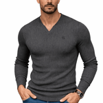 Blumio 25 - V - Neck Long Sleeve Shirt for Men - Sarman Fashion - Wholesale Clothing Fashion Brand for Men from Canada