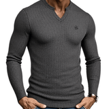Blumio 25 - V - Neck Long Sleeve Shirt for Men - Sarman Fashion - Wholesale Clothing Fashion Brand for Men from Canada