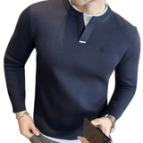 Blumio 26 - V - Neck Long Sleeve Shirt for Men - Sarman Fashion - Wholesale Clothing Fashion Brand for Men from Canada