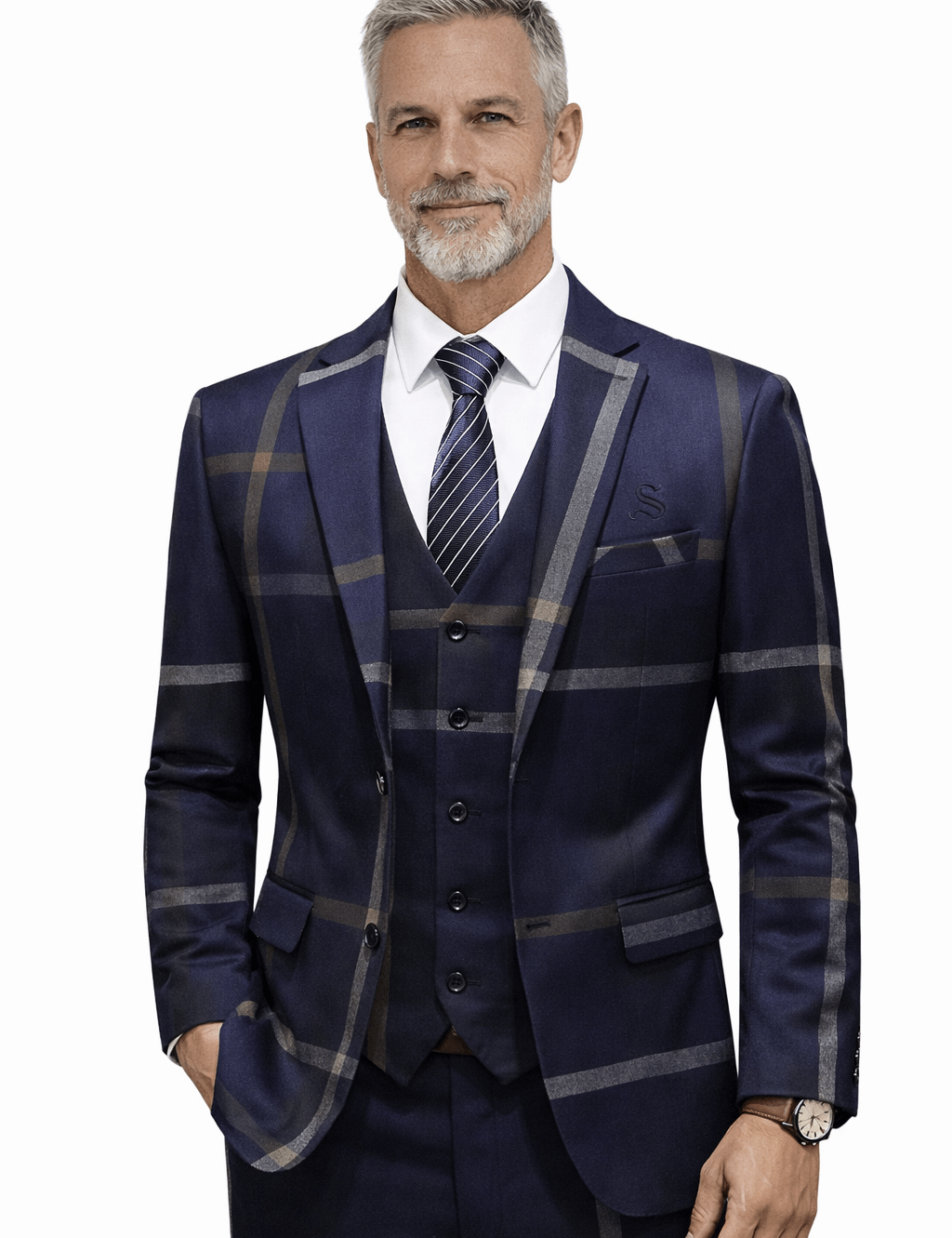 BluZ 4 - Men’s Suits - Sarman Fashion - Wholesale Clothing Fashion Brand for Men from Canada