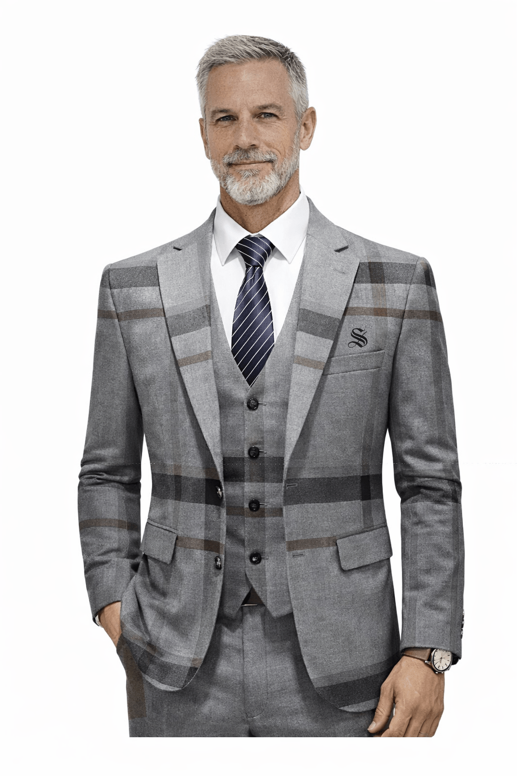 BluZ 5 - Men’s Suits - Sarman Fashion - Wholesale Clothing Fashion Brand for Men from Canada