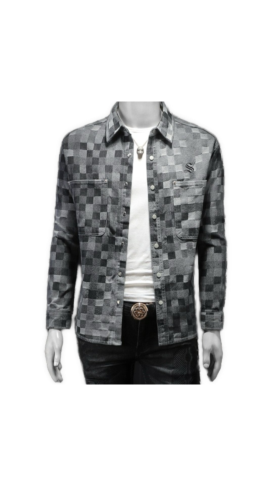 Boka - Long Sleeve Jeans Jacket for Men - Sarman Fashion - Wholesale Clothing Fashion Brand for Men from Canada