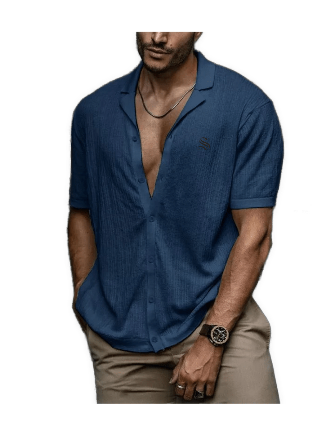 Bolpa 2 - V - Neck T-Shirt for Men - Sarman Fashion - Wholesale Clothing Fashion Brand for Men from Canada