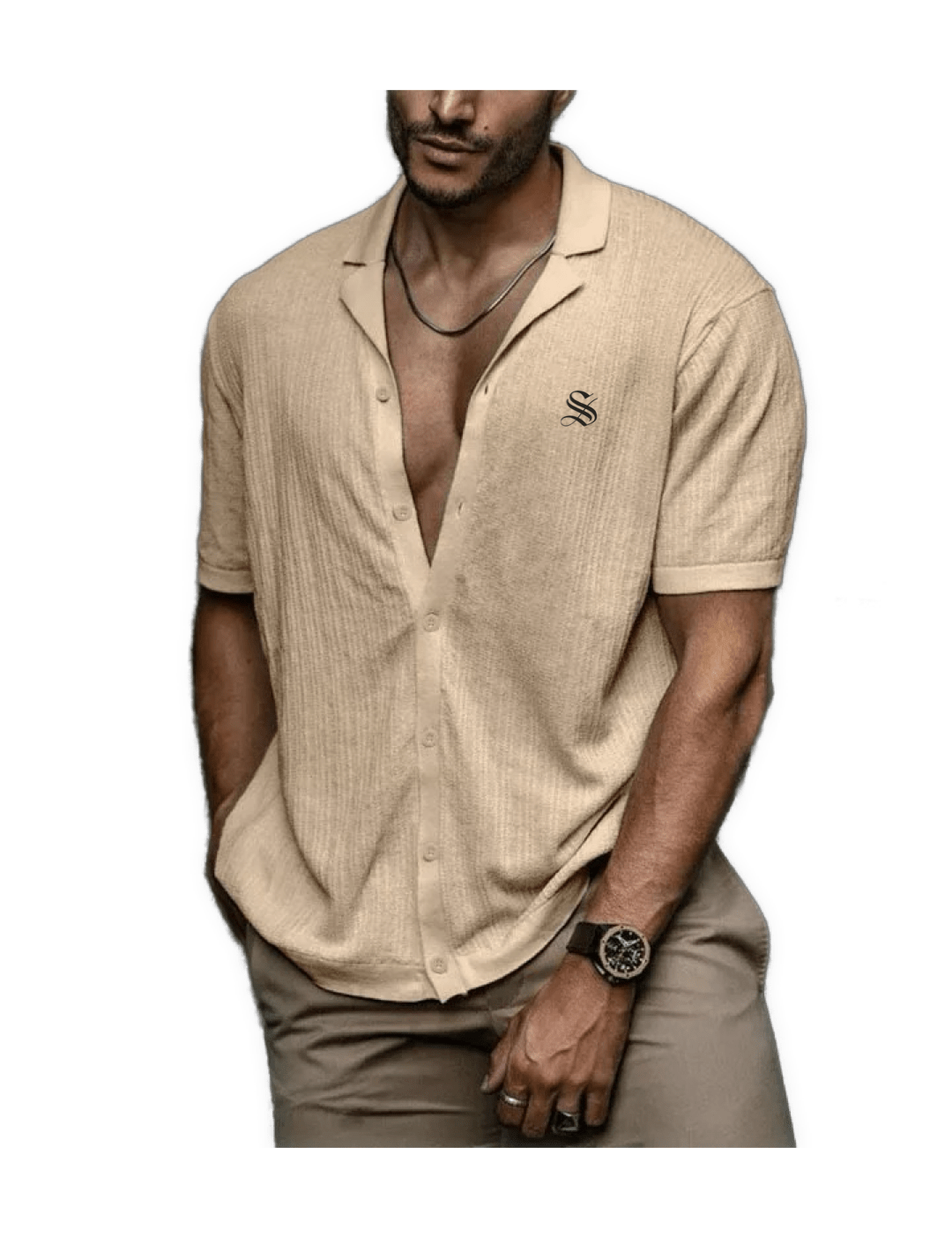 Bolpa 2 - V - Neck T-Shirt for Men - Sarman Fashion - Wholesale Clothing Fashion Brand for Men from Canada