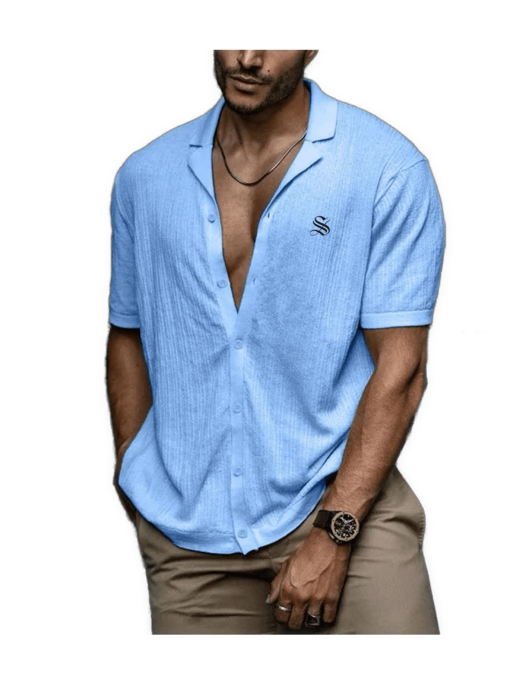 Bolpa 2 - V - Neck T-Shirt for Men - Sarman Fashion - Wholesale Clothing Fashion Brand for Men from Canada
