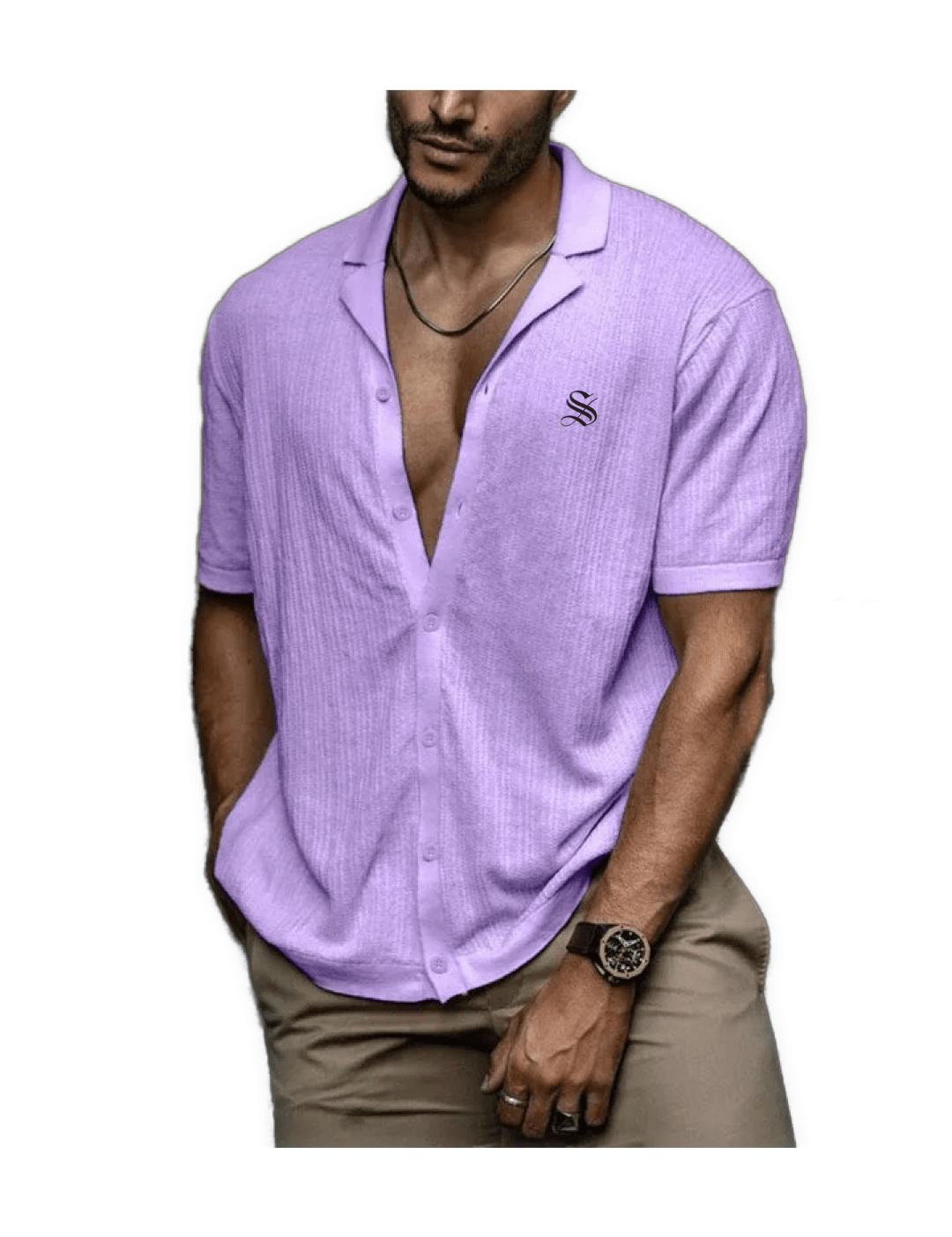 Bolpa 2 - V - Neck T-Shirt for Men - Sarman Fashion - Wholesale Clothing Fashion Brand for Men from Canada