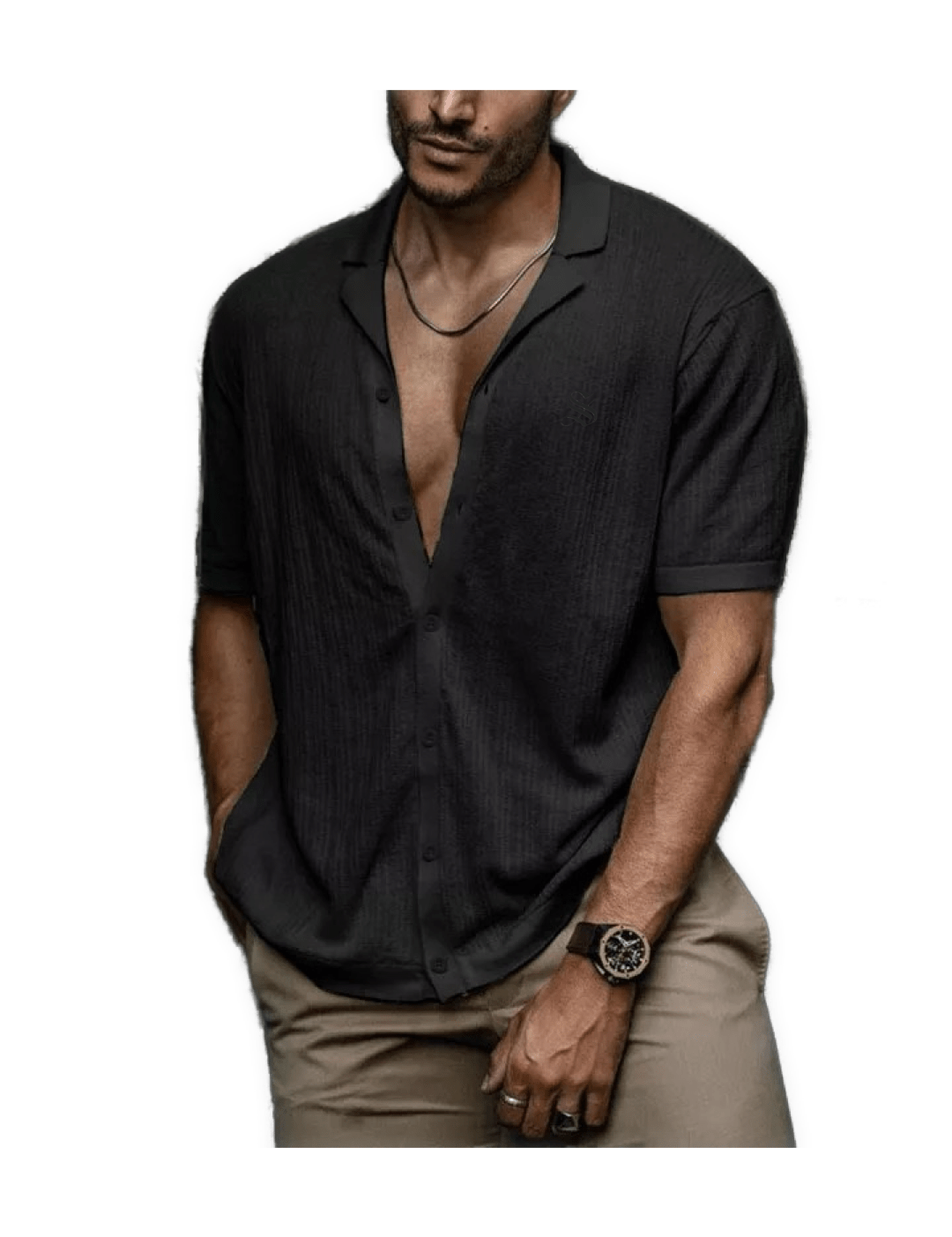 Bolpa 2 - V - Neck T-Shirt for Men - Sarman Fashion - Wholesale Clothing Fashion Brand for Men from Canada