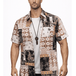 BOOH - Short Sleeves Shirt for Men - Sarman Fashion - Wholesale Clothing Fashion Brand for Men from Canada