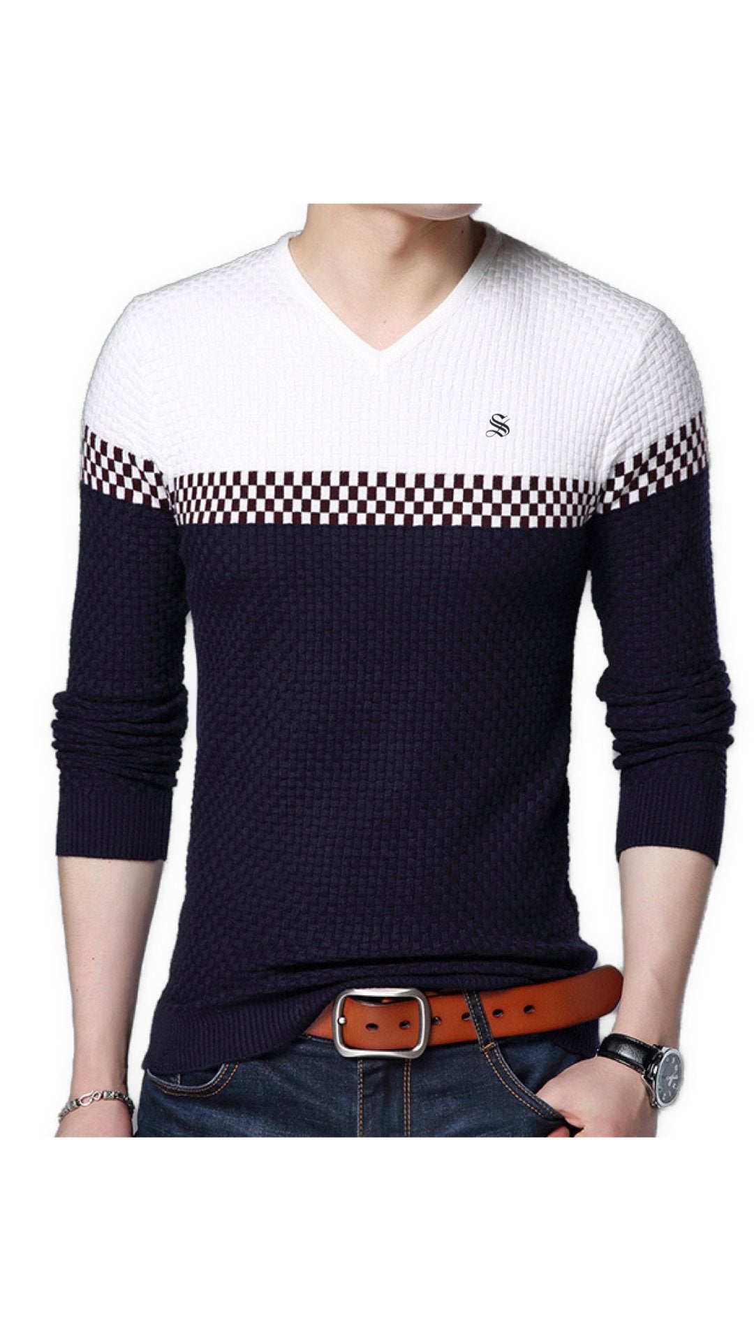 Boom - Sweater for Men - Sarman Fashion - Wholesale Clothing Fashion Brand for Men from Canada