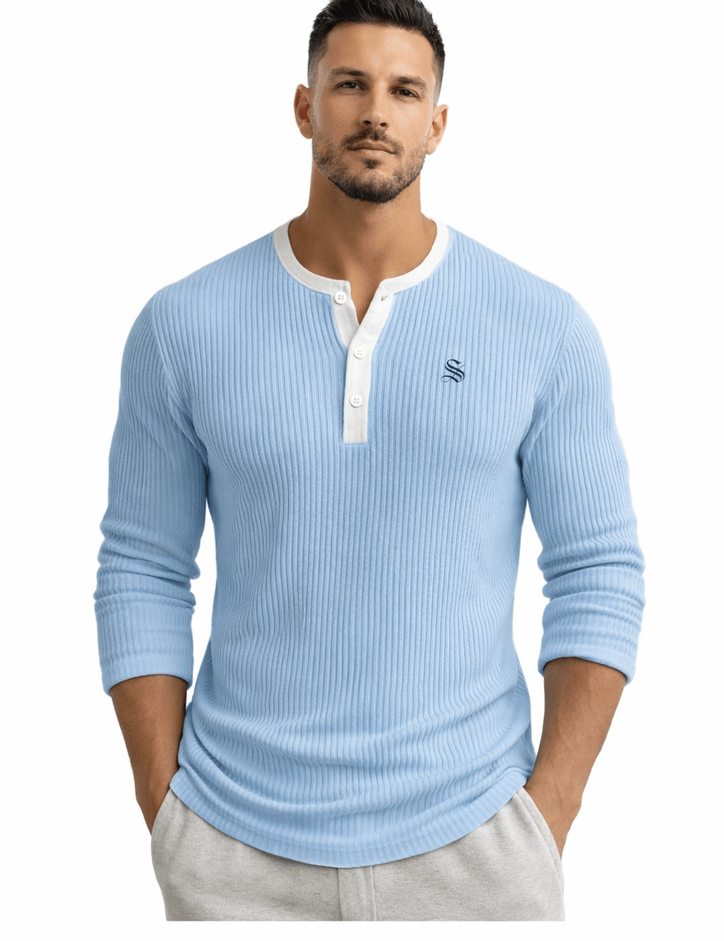 Boomiua 22 - Long Sleeves Shirt for Men - Sarman Fashion - Wholesale Clothing Fashion Brand for Men from Canada