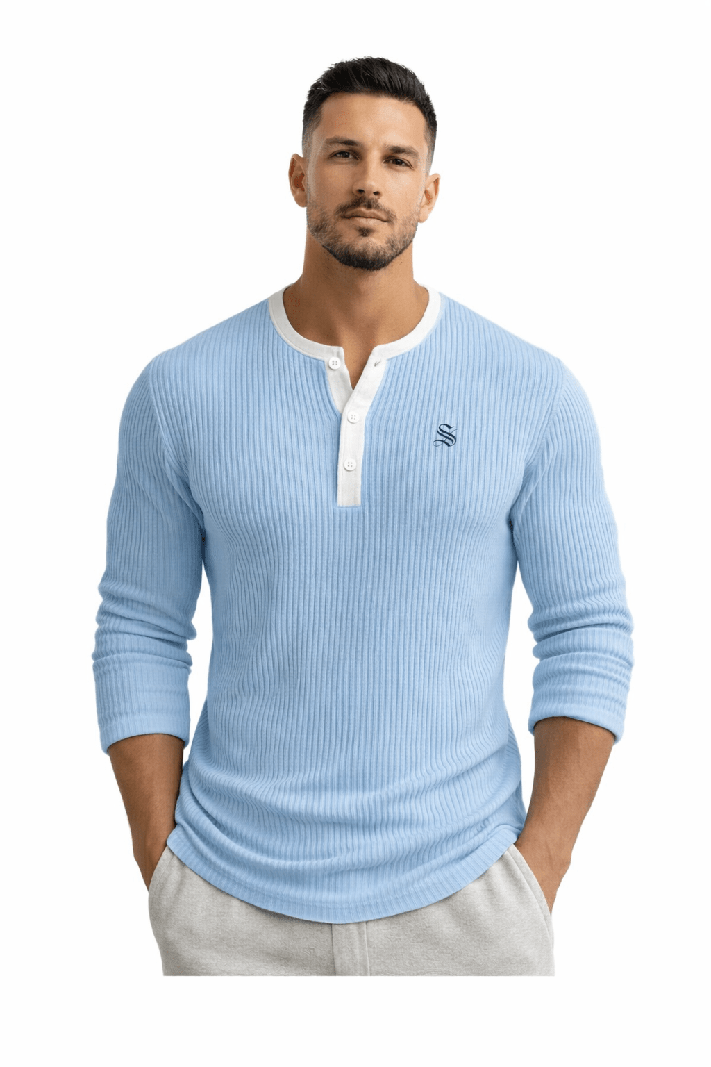 Boomiua 22 - Long Sleeves Shirt for Men - Sarman Fashion - Wholesale Clothing Fashion Brand for Men from Canada