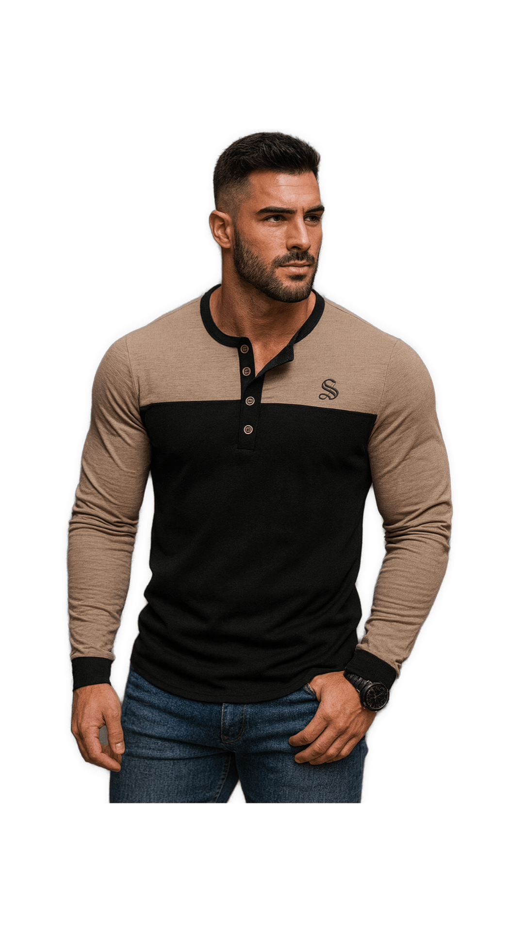Boomiua 56 - Long Sleeves Shirt for Men - Sarman Fashion - Wholesale Clothing Fashion Brand for Men from Canada
