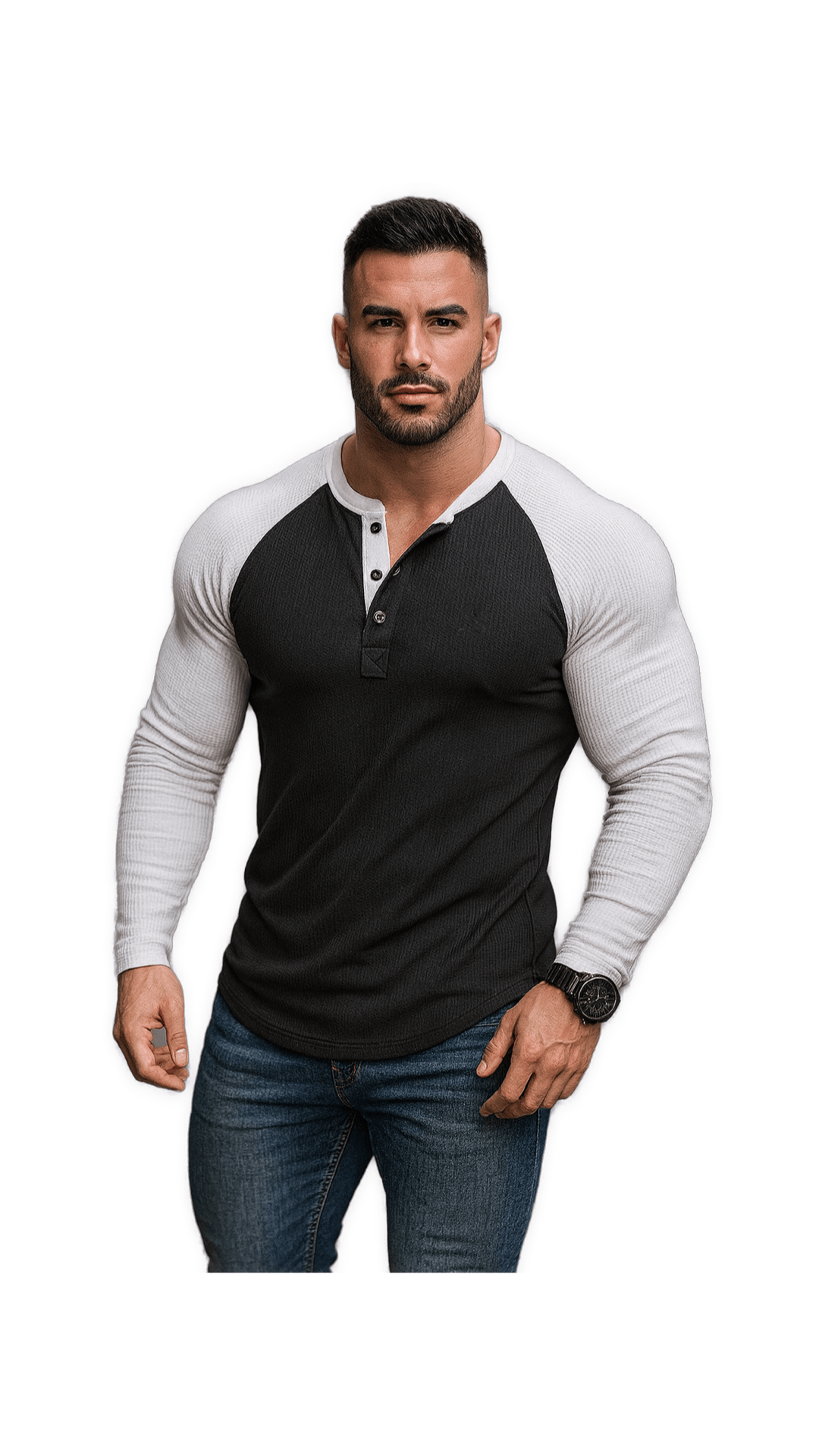 Boomiua 57 - Long Sleeves Shirt for Men - Sarman Fashion - Wholesale Clothing Fashion Brand for Men from Canada