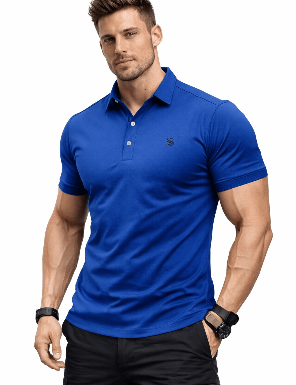 Bridgite - Polo Shirt for Men - Sarman Fashion - Wholesale Clothing Fashion Brand for Men from Canada
