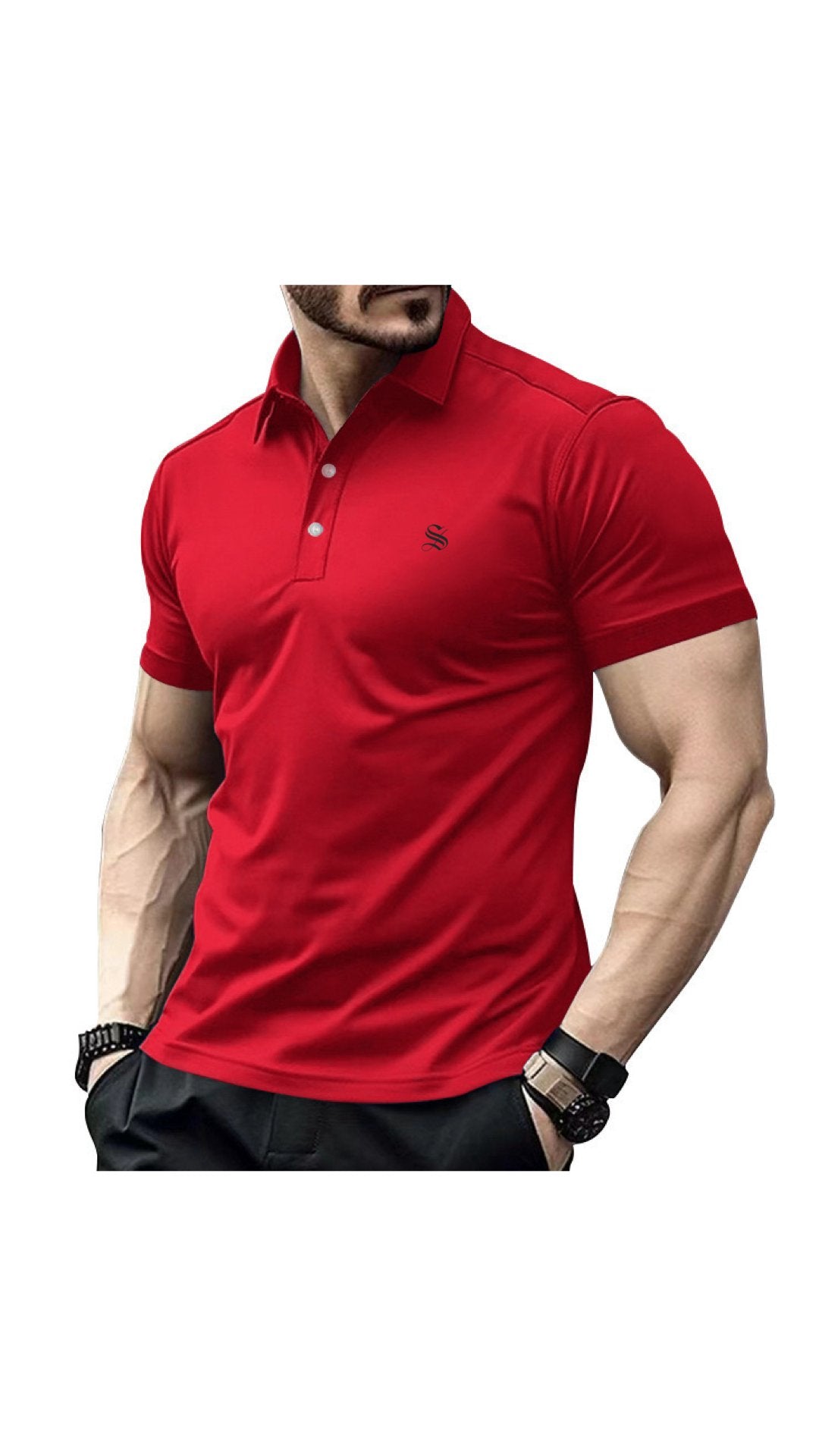 Bridgite - Polo Shirt for Men - Sarman Fashion - Wholesale Clothing Fashion Brand for Men from Canada