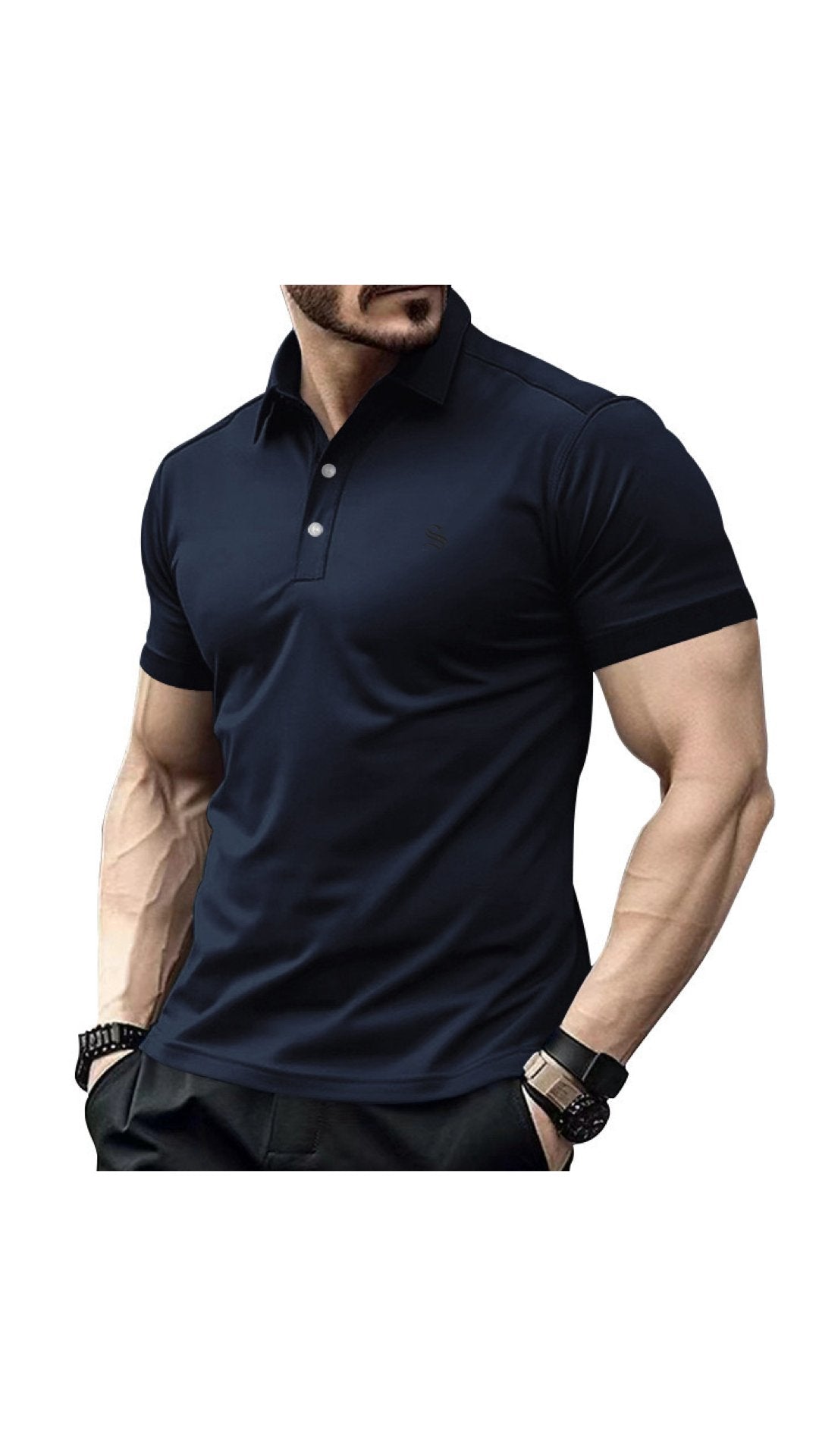 Bridgite - Polo Shirt for Men - Sarman Fashion - Wholesale Clothing Fashion Brand for Men from Canada