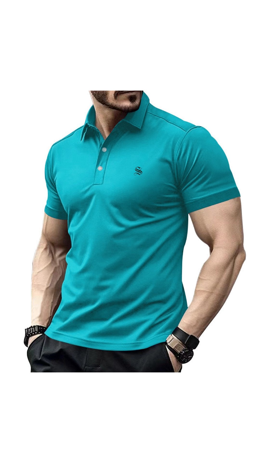 Bridgite - Polo Shirt for Men - Sarman Fashion - Wholesale Clothing Fashion Brand for Men from Canada