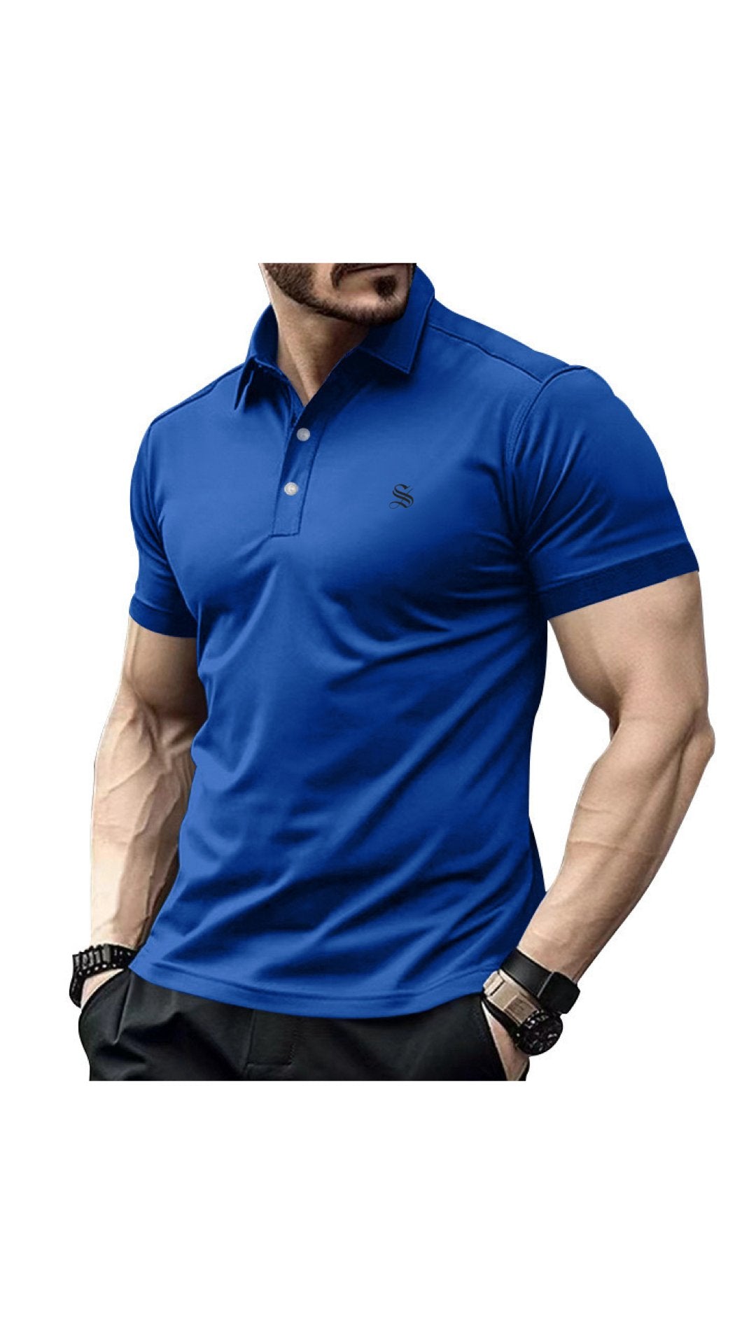 Bridgite - Polo Shirt for Men - Sarman Fashion - Wholesale Clothing Fashion Brand for Men from Canada