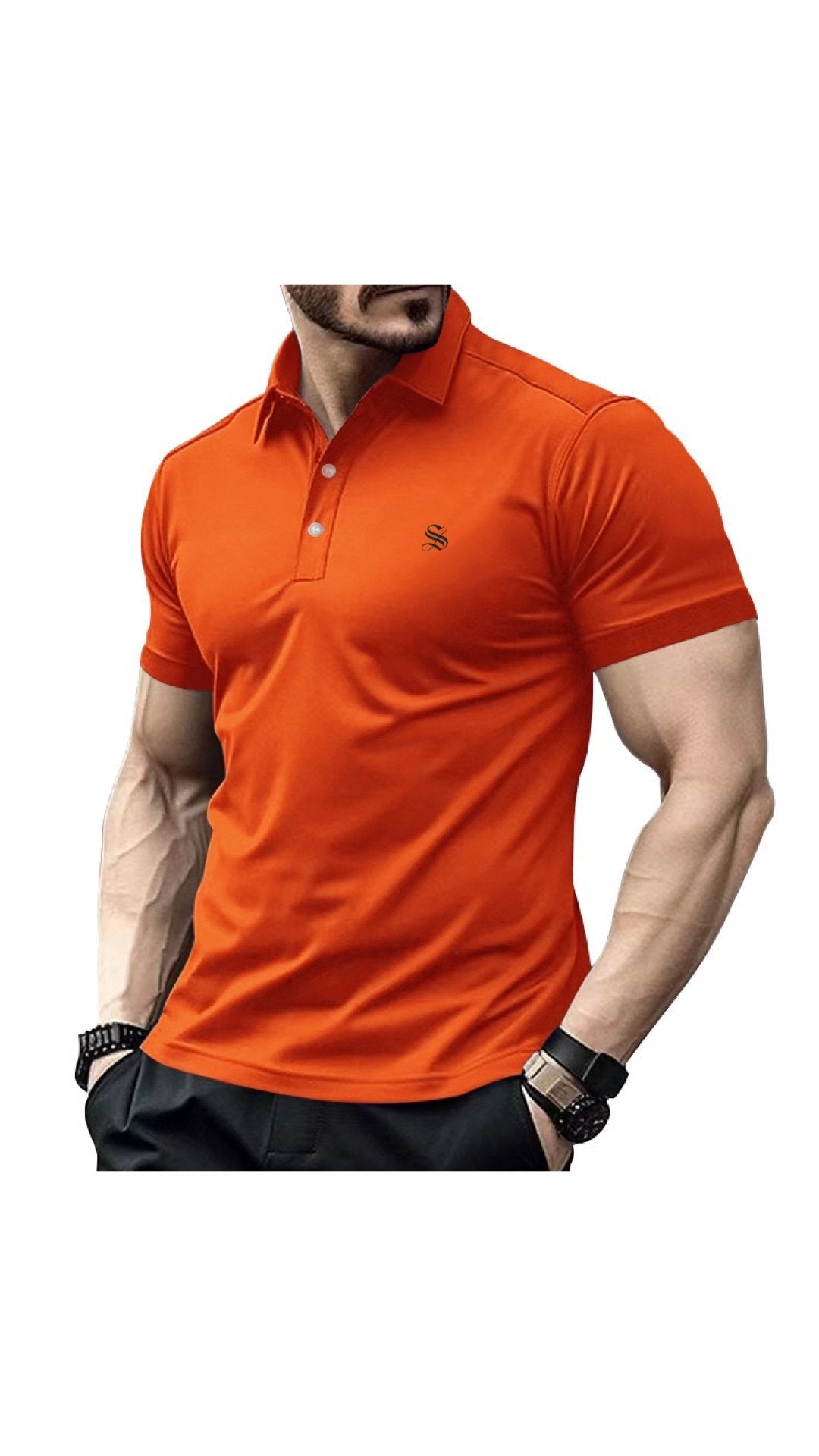 Bridgite - Polo Shirt for Men - Sarman Fashion - Wholesale Clothing Fashion Brand for Men from Canada