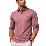 Bugo - Long Sleeves Polo Shirt for Men - Sarman Fashion - Wholesale Clothing Fashion Brand for Men from Canada