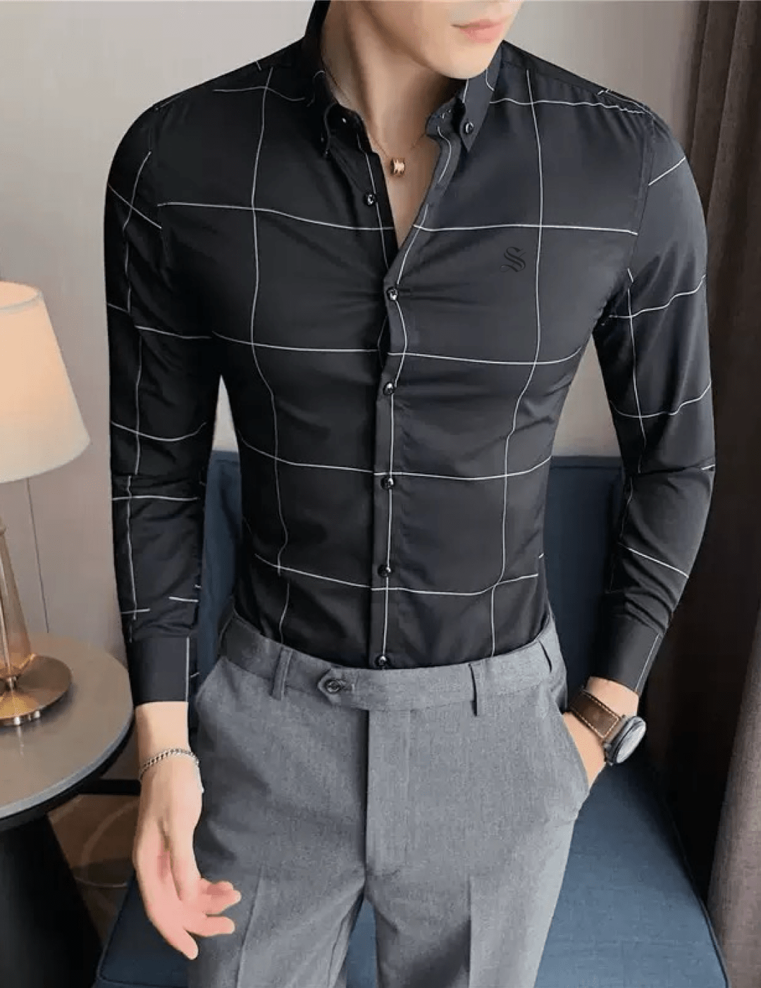 Bulua 2 - Long Sleeves Shirt for Men - Sarman Fashion - Wholesale Clothing Fashion Brand for Men from Canada