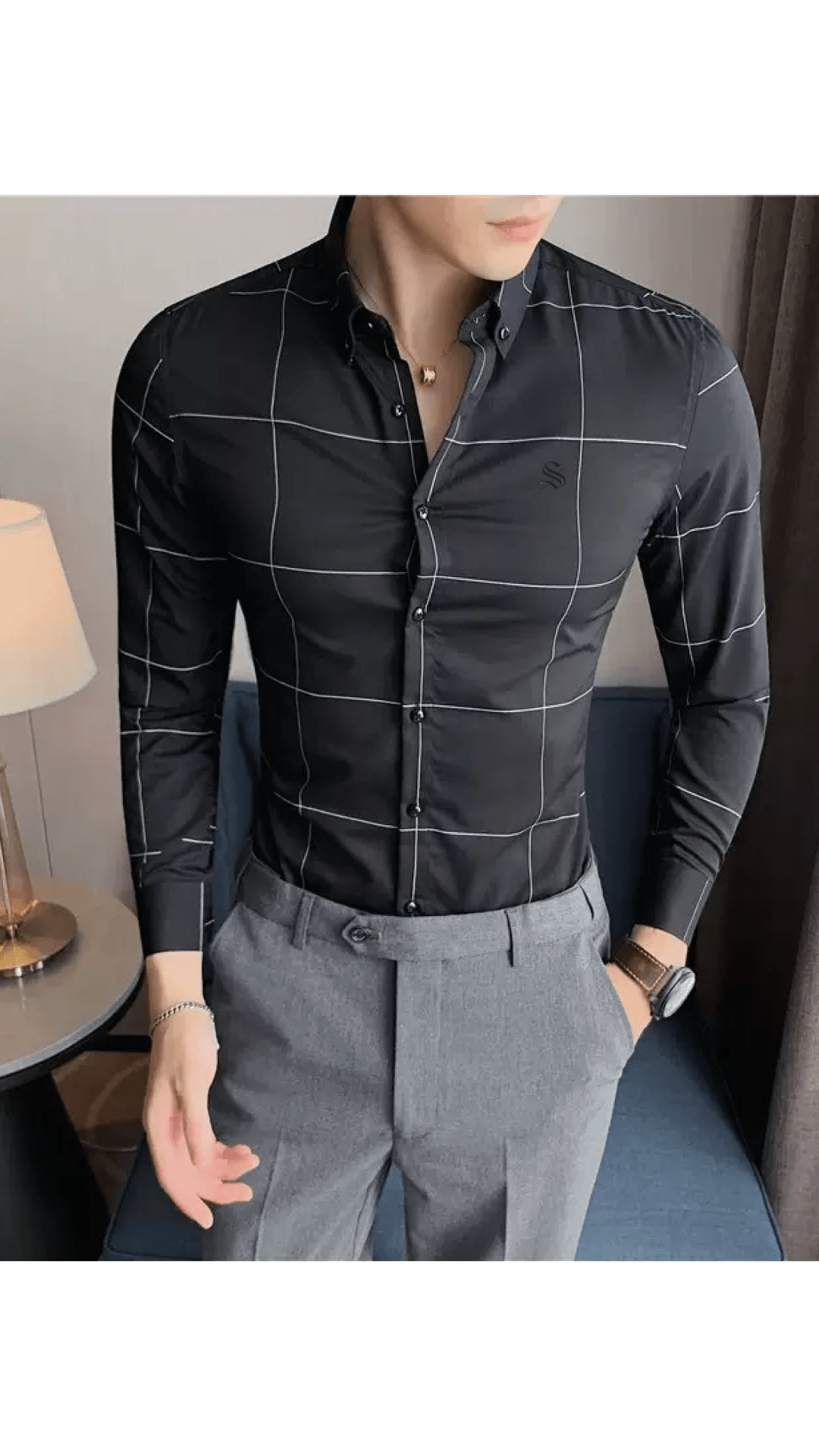 Bulua 2 - Long Sleeves Shirt for Men - Sarman Fashion - Wholesale Clothing Fashion Brand for Men from Canada