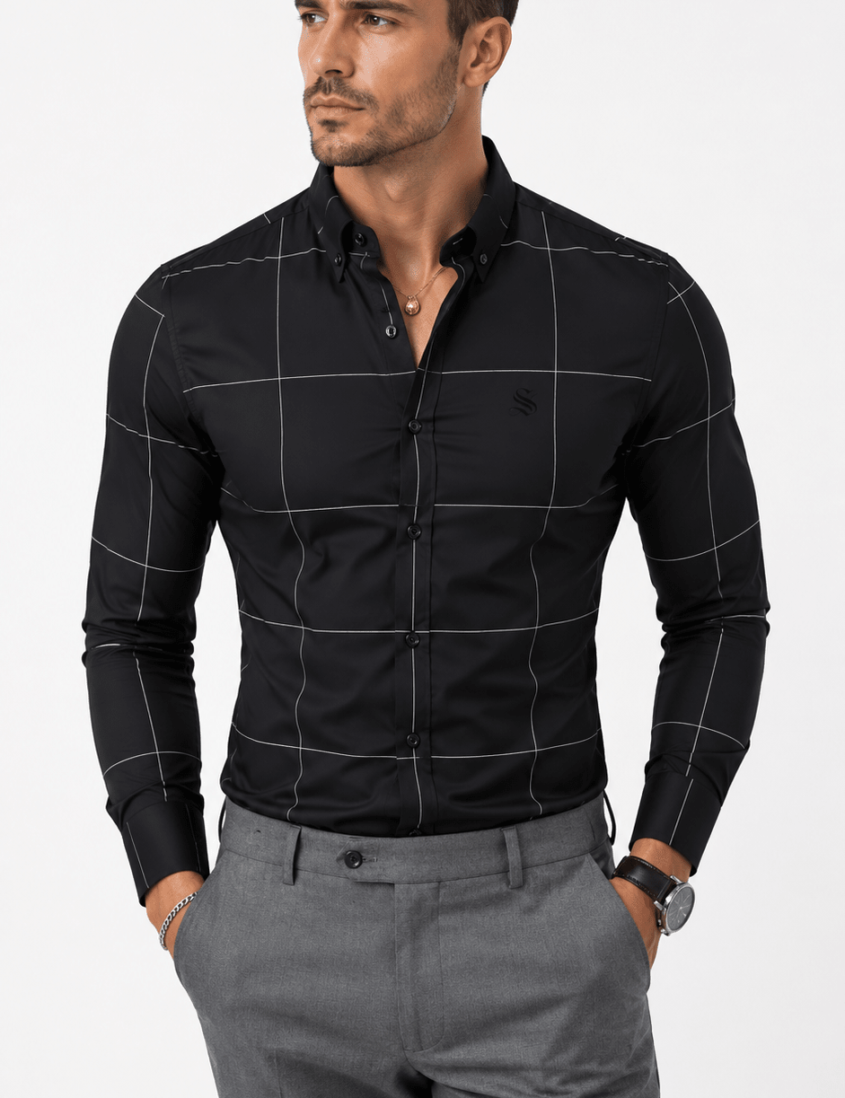 Bulua 2 - Long Sleeves Shirt for Men - Sarman Fashion - Wholesale Clothing Fashion Brand for Men from Canada