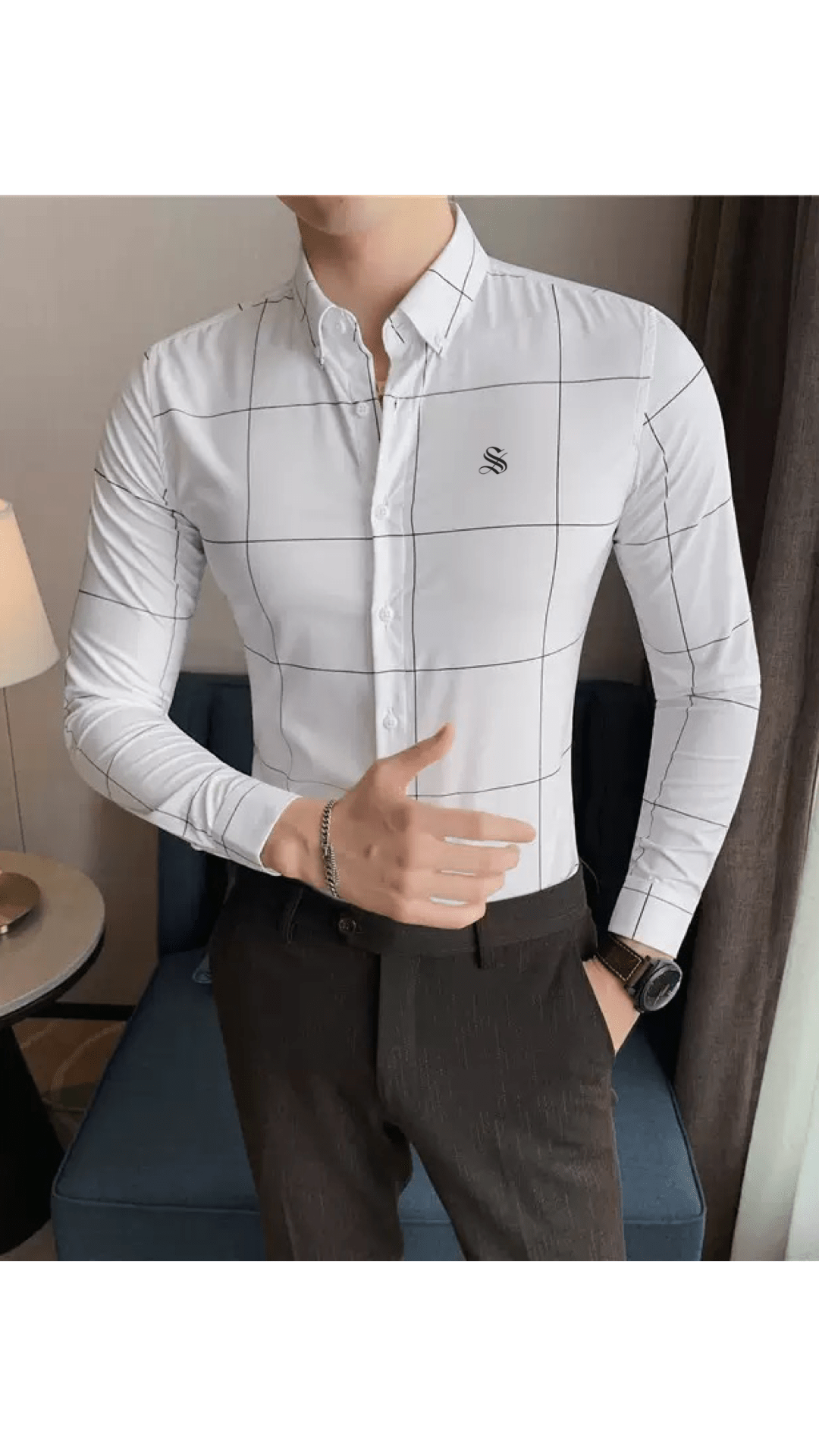 Bulua 2 - Long Sleeves Shirt for Men - Sarman Fashion - Wholesale Clothing Fashion Brand for Men from Canada