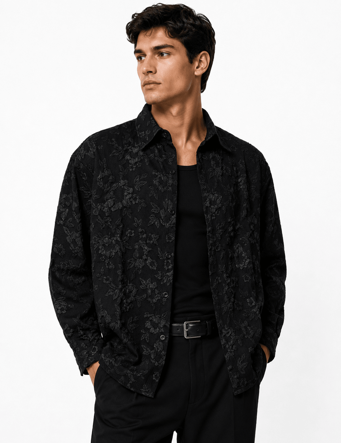 Bulua 4 - Long Sleeves Shirt for Men - Sarman Fashion - Wholesale Clothing Fashion Brand for Men from Canada