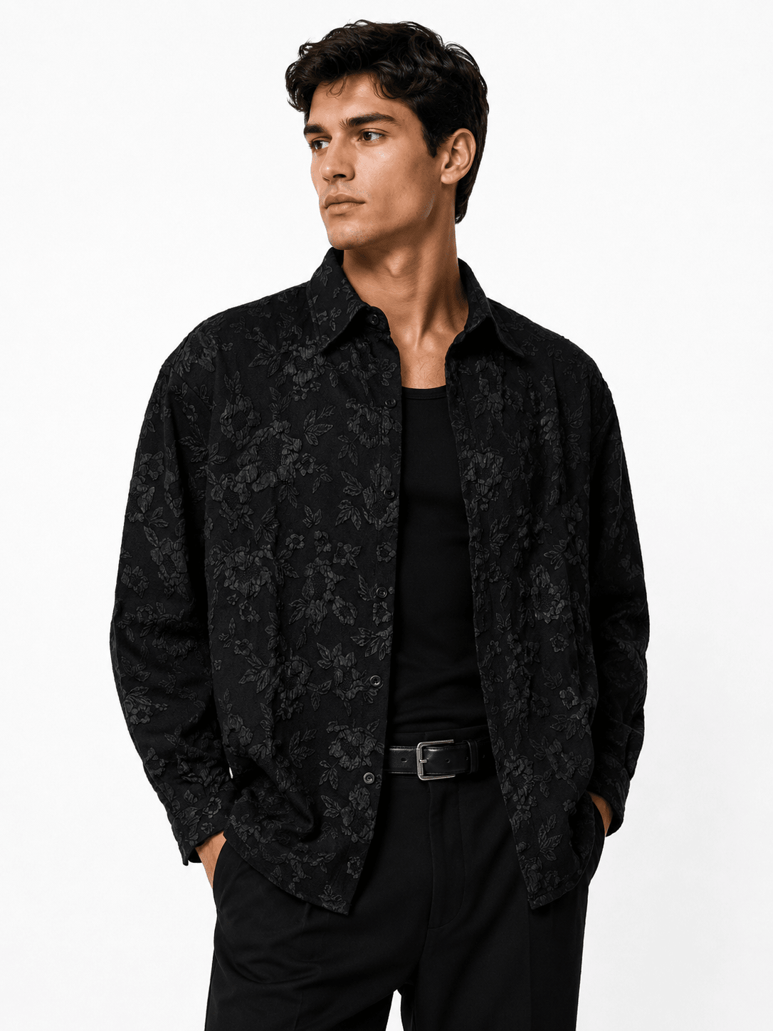 Bulua 4 - Long Sleeves Shirt for Men - Sarman Fashion - Wholesale Clothing Fashion Brand for Men from Canada