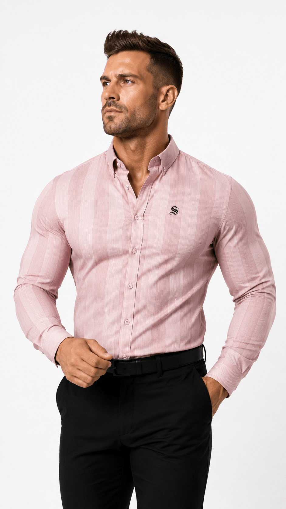 Bulua - Long Sleeves Shirt for Men - Sarman Fashion - Wholesale Clothing Fashion Brand for Men from Canada