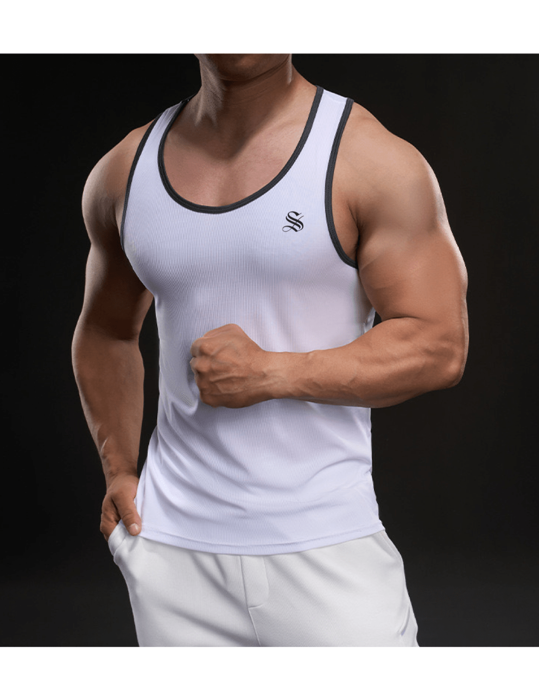 Buna 2 - Tank Top for Men - Sarman Fashion - Wholesale Clothing Fashion Brand for Men from Canada